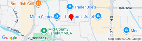 Map thumbnail of 90 Brentwood Promenade Ct Brentwood, MO 63144